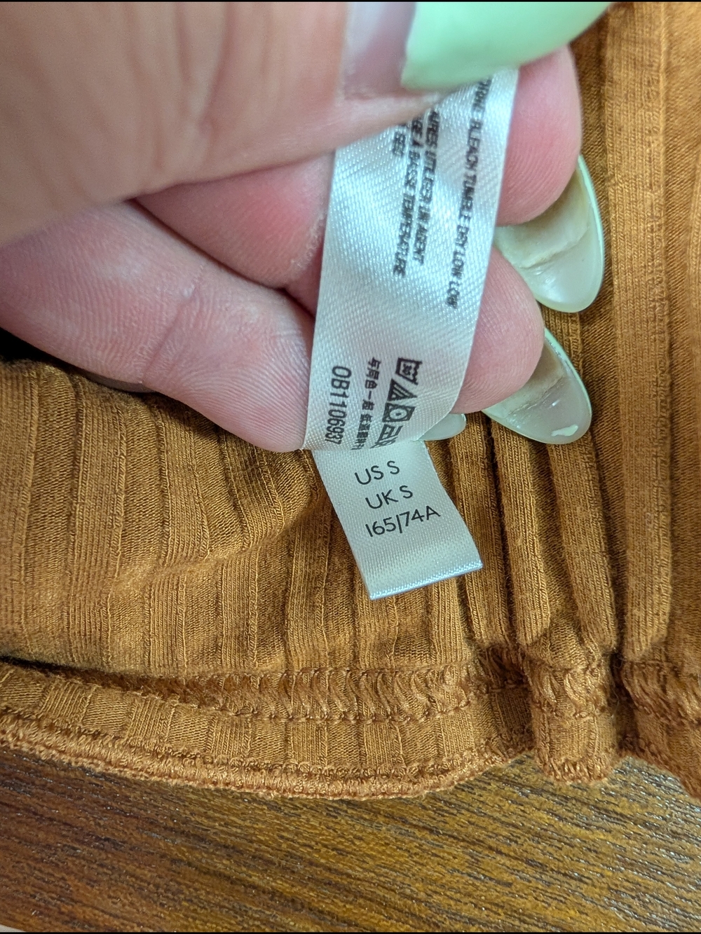 Free People Movement Women's Boho Pleated Pull On Pants in Camel Small - Picture 9 of 9